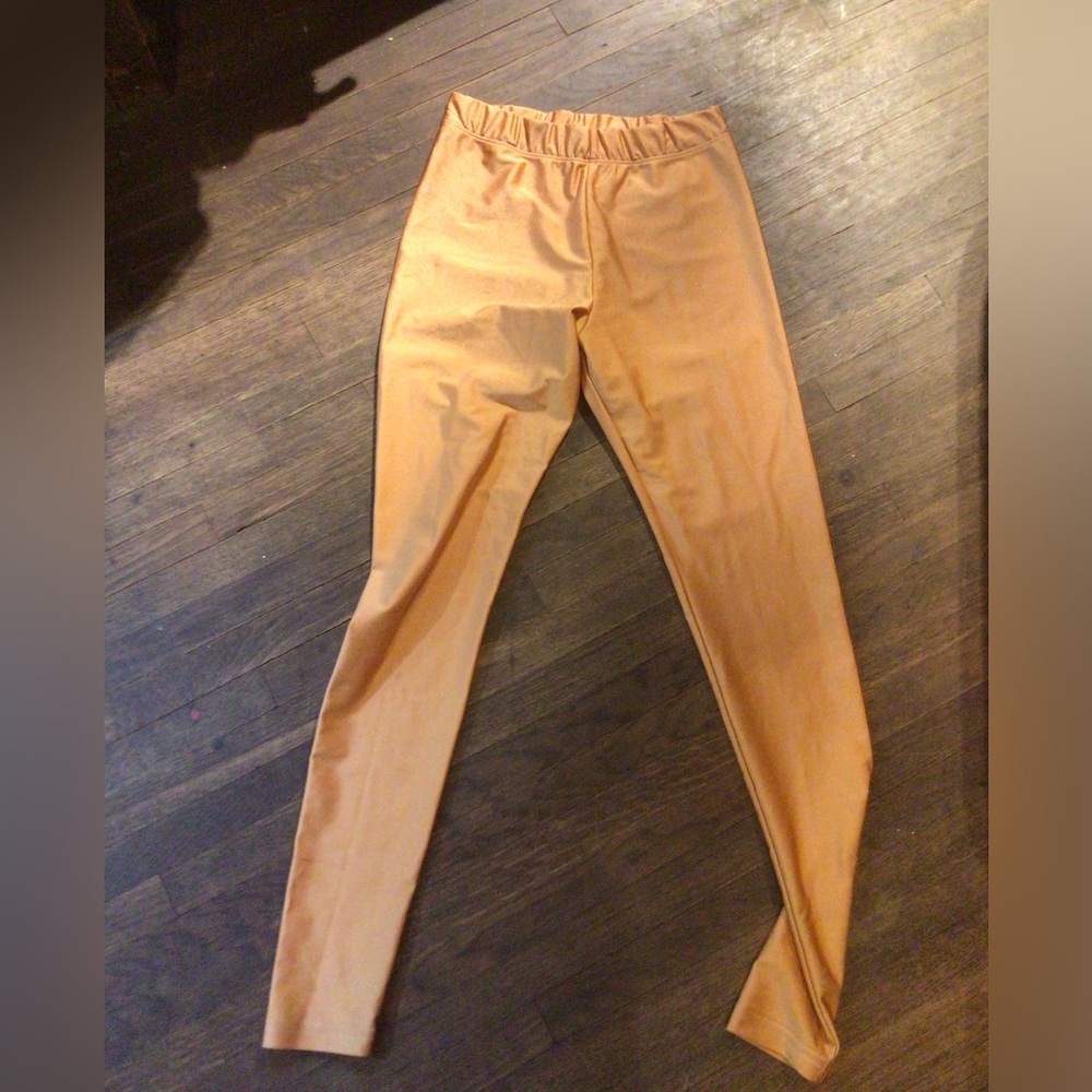 NEW! Rare Los Angeles Apparel nylon tricot swim / leggings